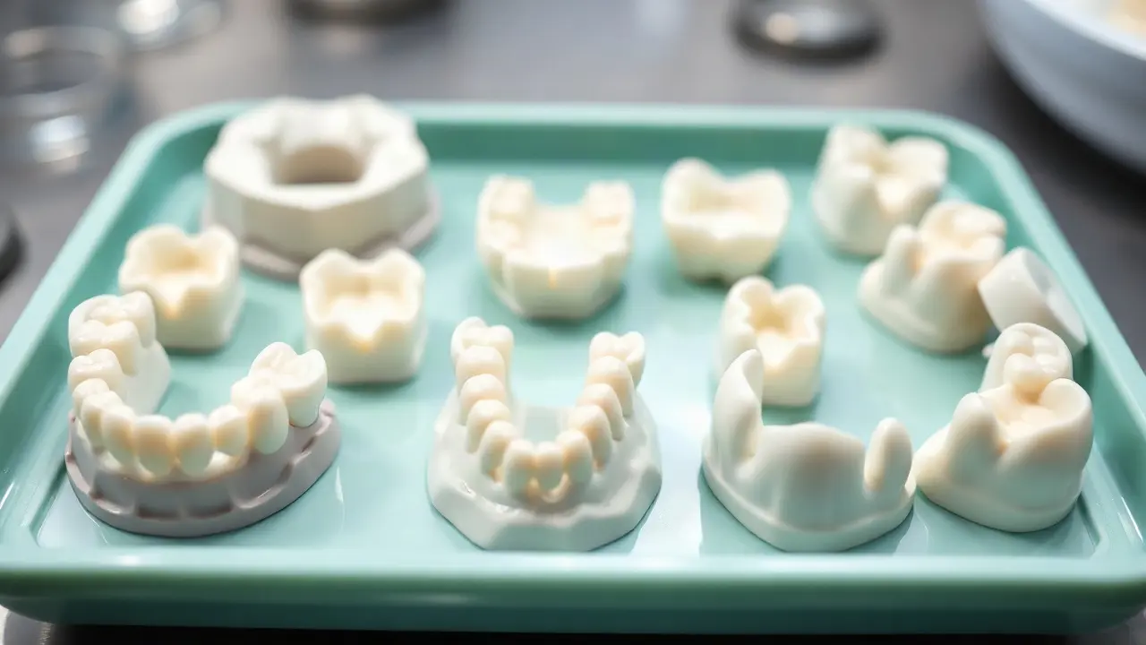 Mão sứ Zirconia thành phẩm — ảnh minh hoạ